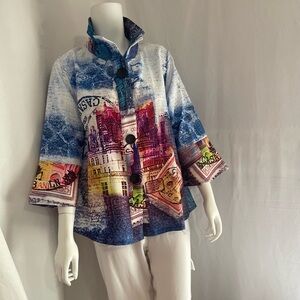 Colorful Artistic Jacket beautiful/very unique